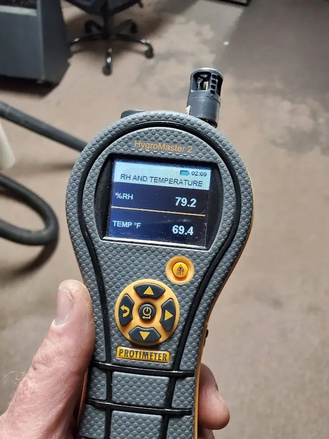 Moisture meter humidity assessment for Mold Remediation & Removal in South Middleton